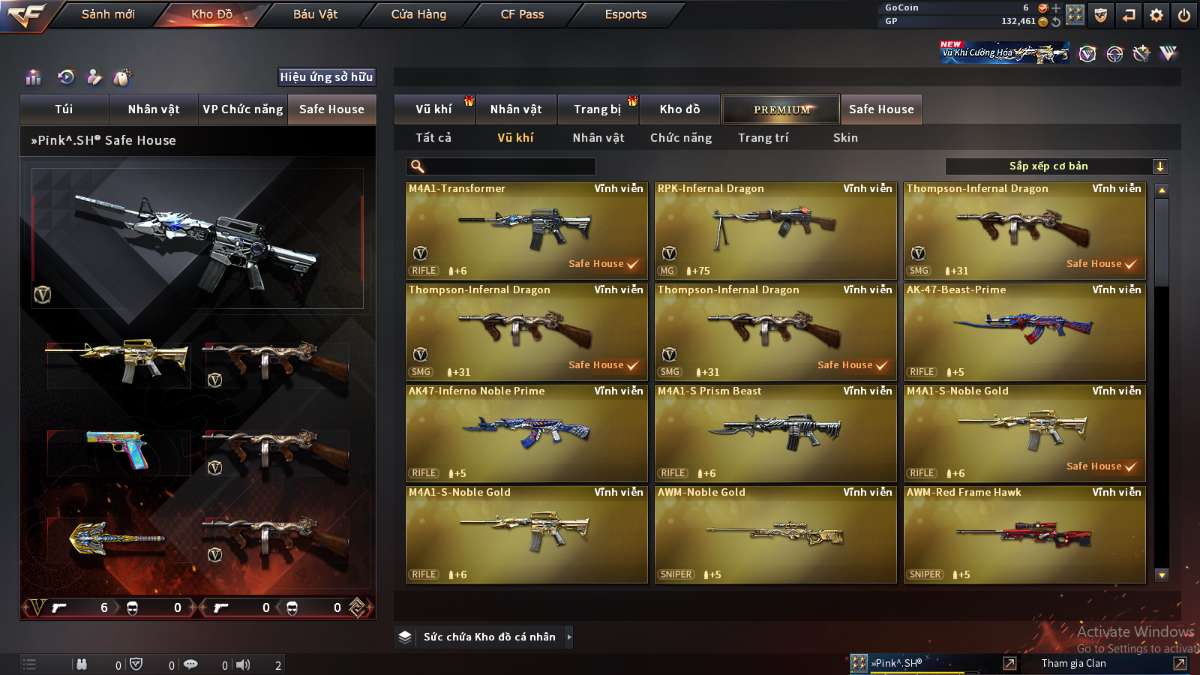 shop acc cf uy tin gia re